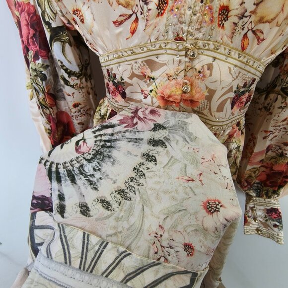 Camilla long button front dress Size M - Picture 12 of 14